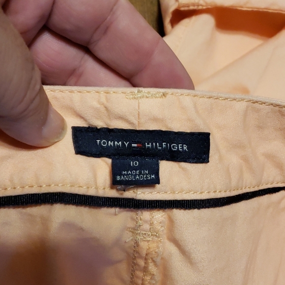 Tommy hilfiger peach pink light roll cuffed shorts - Picture 4 of 5